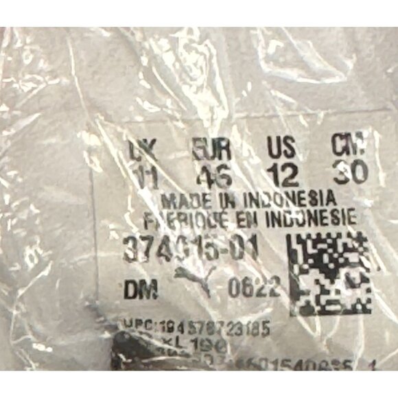 Puma Suede Classic Sneakers Black/White Size 12 US Mens - Picture 7 of 9